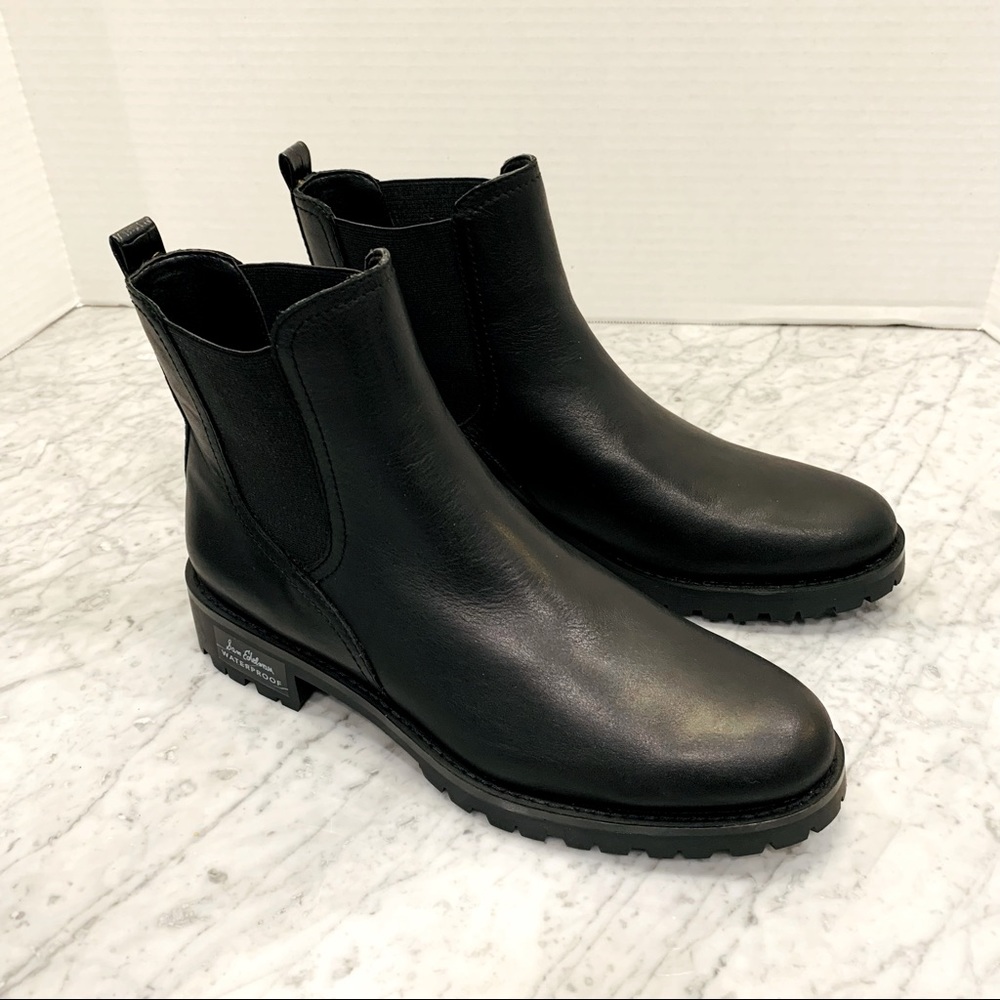 NEW Sam Edelman Waterproof Lug Sole Chelsea Boots